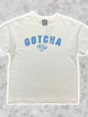 2000's Gotcha Spellout Graphic Tailored T-Shirt
